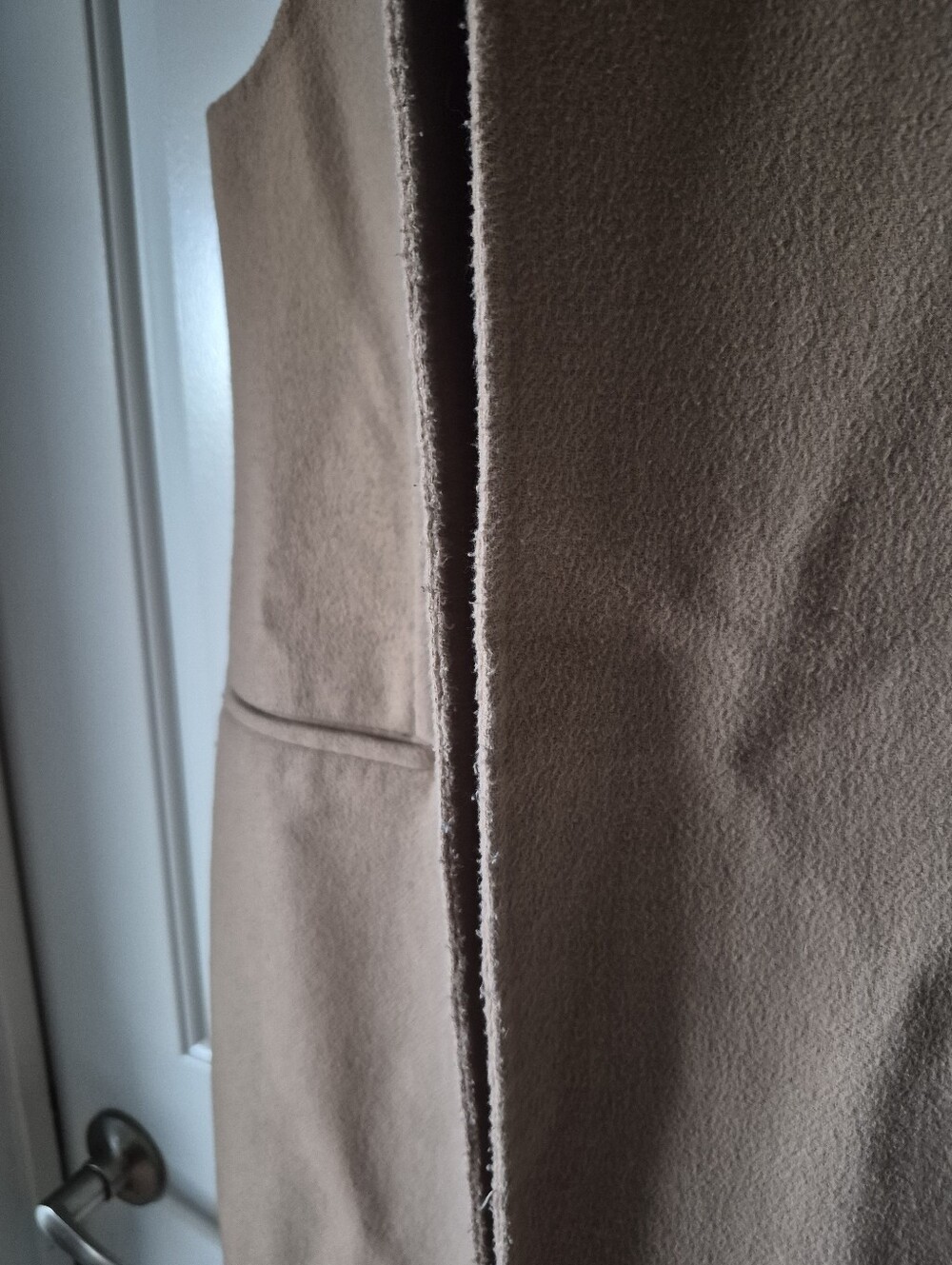 Zara Woman Camel Duster Vest - Hand Made Label - Small - Pre-owned - Picture 4 of 10